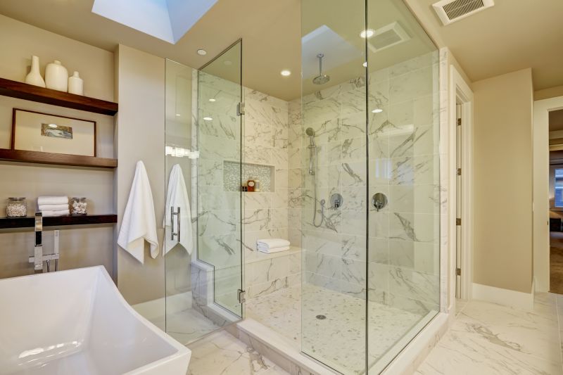 Elegant Shower Niche Storage